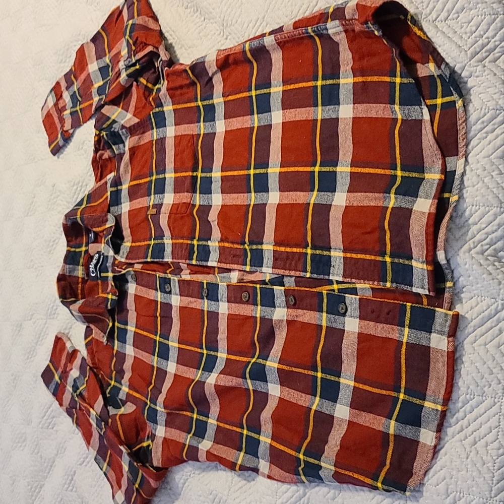 Mens Chaps flannel shirt - Picture 1 of 3